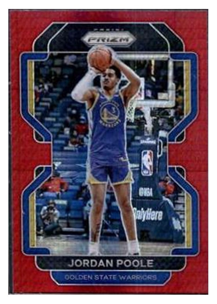 2021-22 Panini Prizm Base Set Jordan Poole #222 card