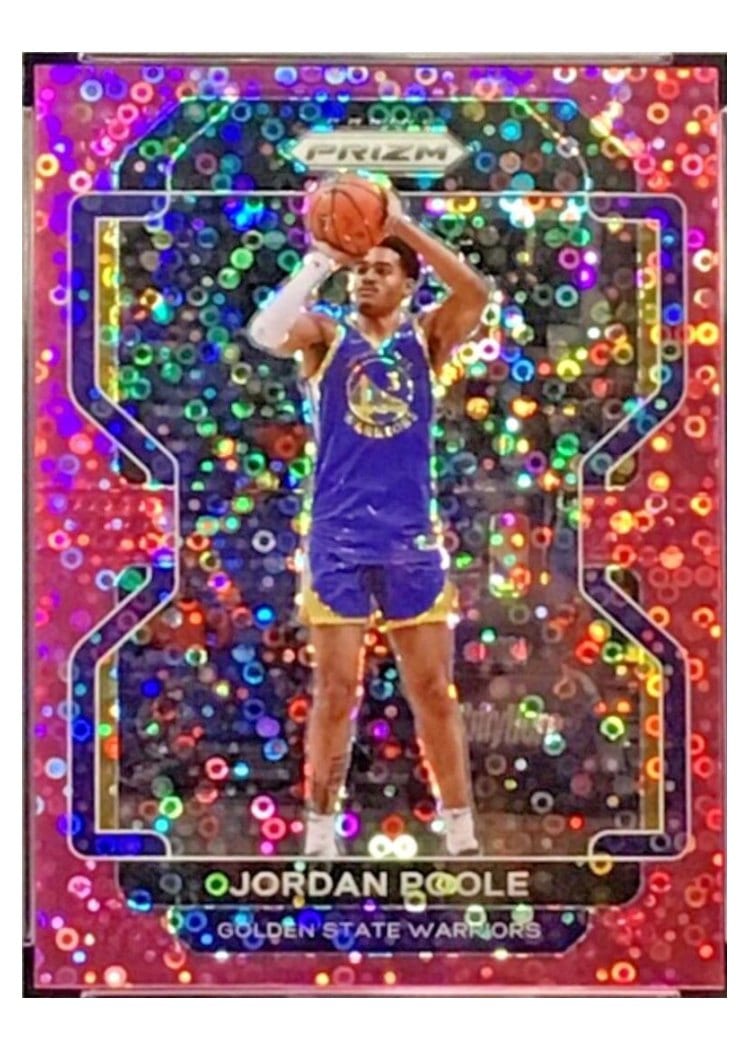 2021-22 Panini Prizm Base Set Jordan Poole #222 card