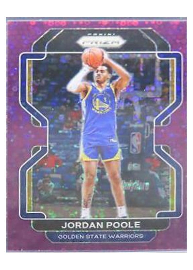 2021-22 Panini Prizm Base Set Jordan Poole #222 card