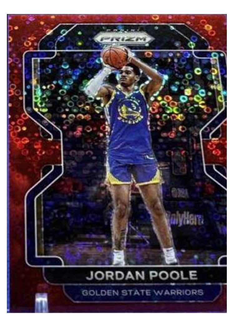 2021-22 Panini Prizm Base Set Jordan Poole #222 card