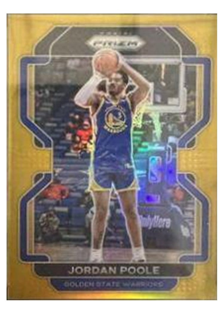 2021-22 Panini Prizm Base Set Jordan Poole #222 card