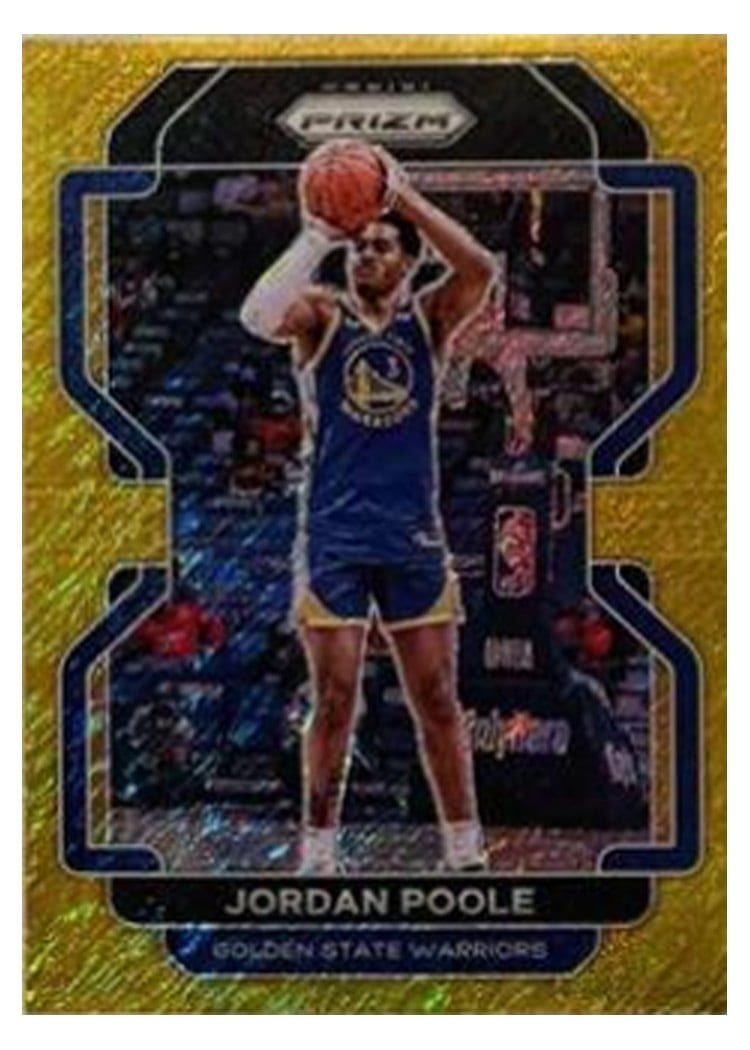 2021-22 Panini Prizm Base Set Jordan Poole #222 card