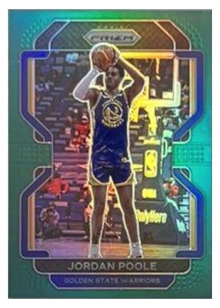 2021-22 Panini Prizm Base Set Jordan Poole #222 card