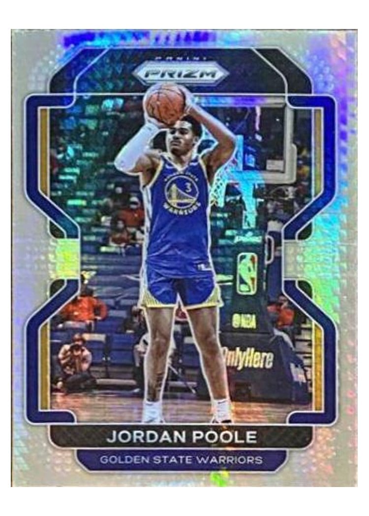 2021-22 Panini Prizm Base Set Jordan Poole #222 card