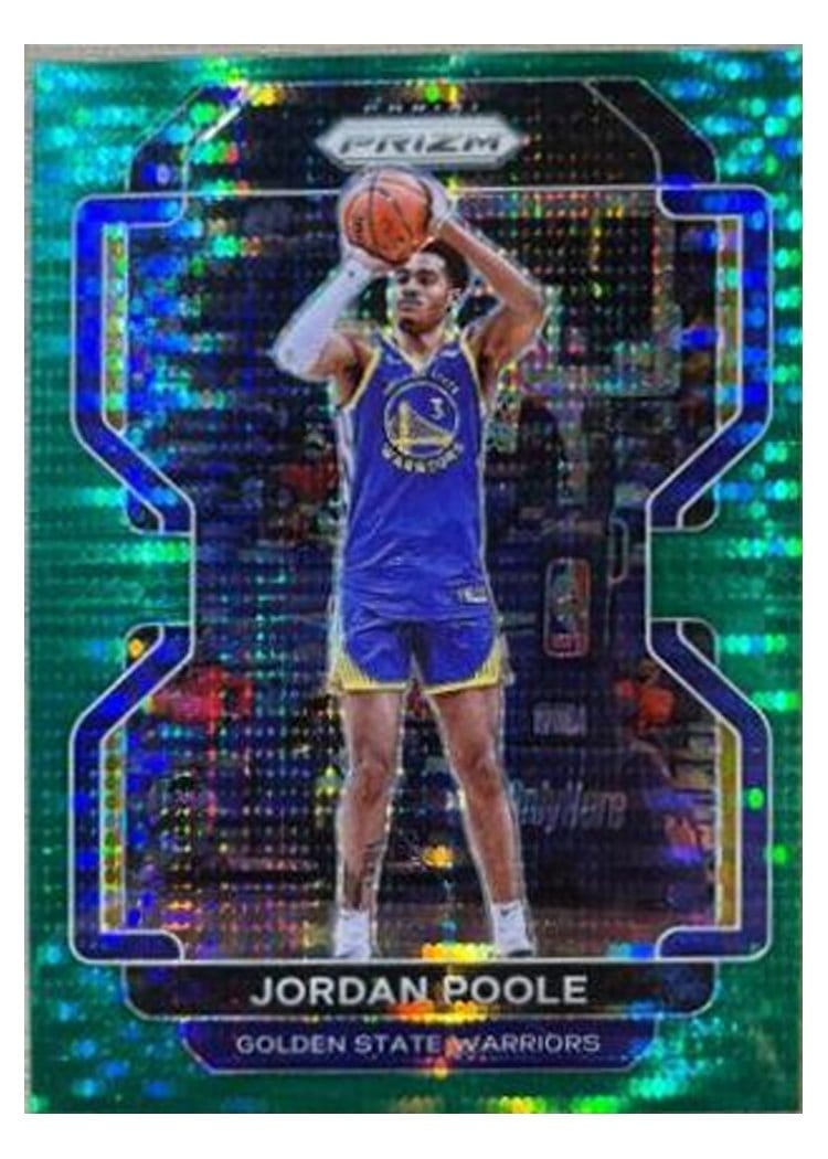 2021-22 Panini Prizm Base Set Jordan Poole #222 card