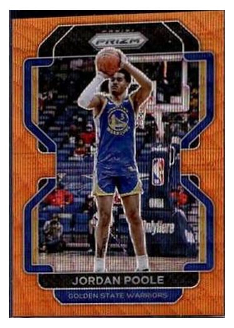2021-22 Panini Prizm Base Set Jordan Poole #222 card