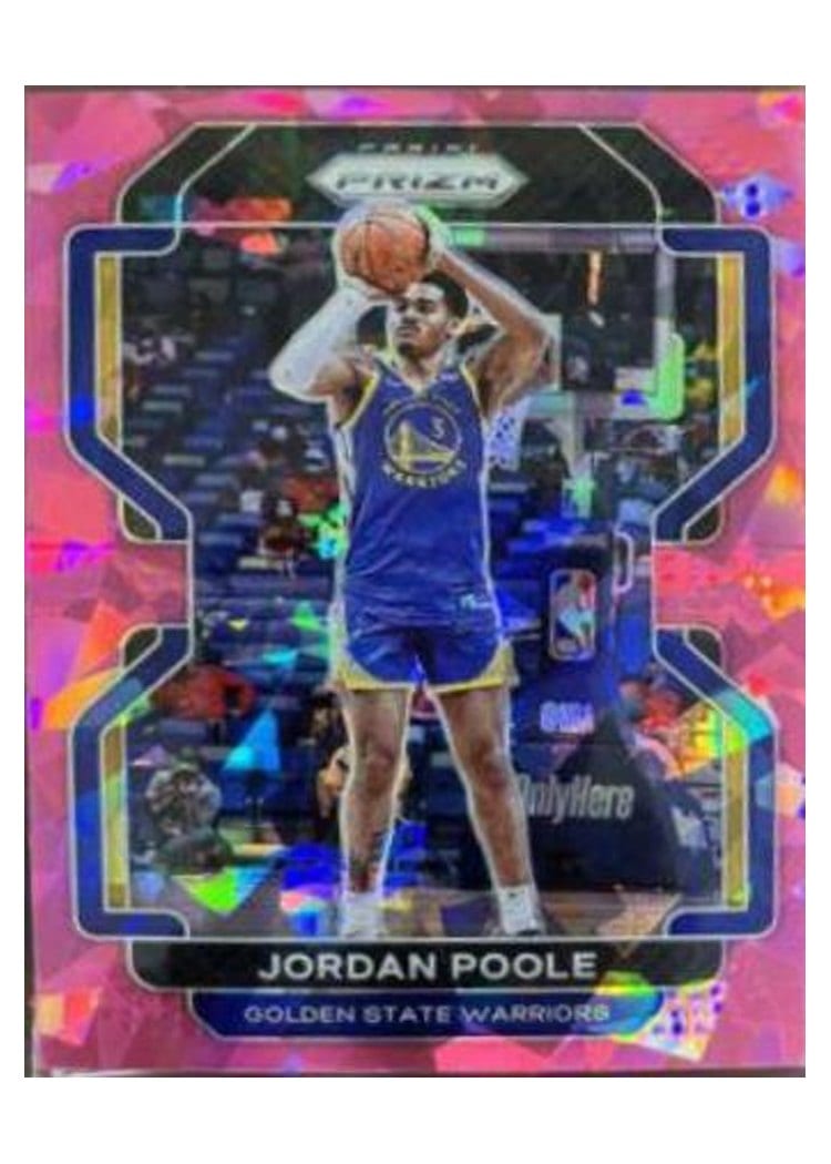 2021-22 Panini Prizm Base Set Jordan Poole #222 card