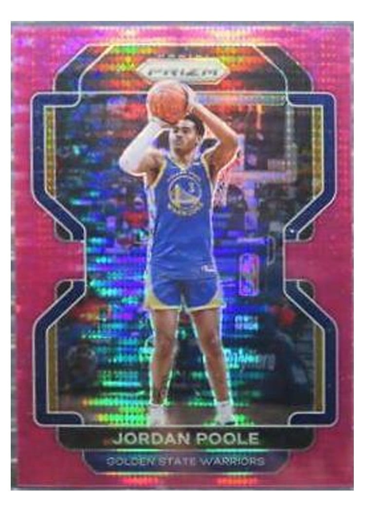 2021-22 Panini Prizm Base Set Jordan Poole #222 card