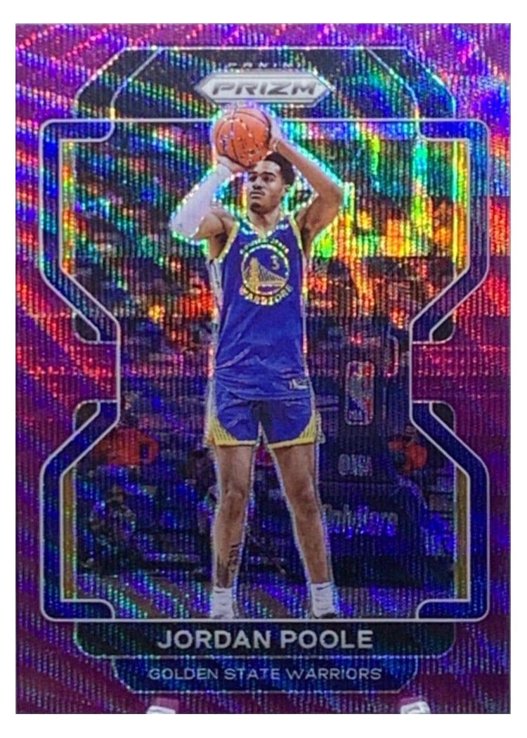 2021-22 Panini Prizm Base Set Jordan Poole #222 card