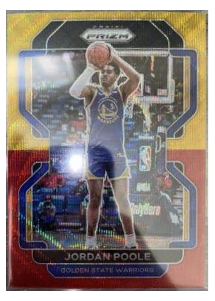 2021-22 Panini Prizm Base Set Jordan Poole #222 card
