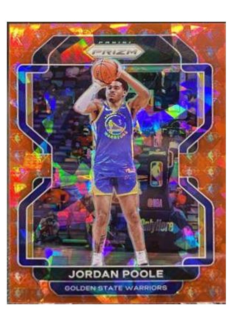 2021-22 Panini Prizm Base Set Jordan Poole #222 card