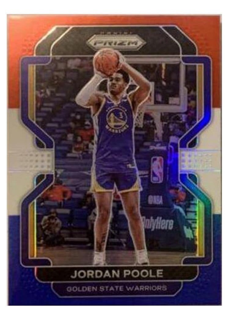 2021-22 Panini Prizm Base Set Jordan Poole #222 card