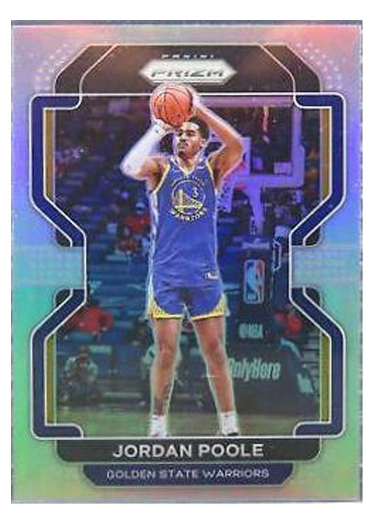 2021-22 Panini Prizm Base Set Jordan Poole #222 card