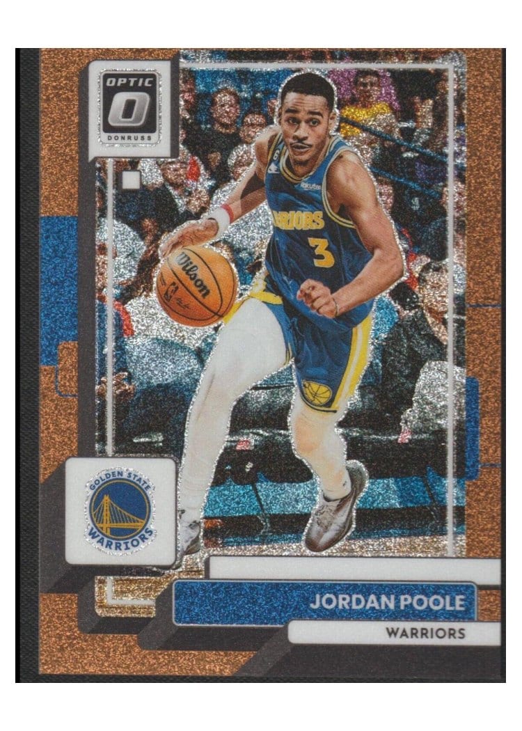 2022-23 Donruss Optic Base Set Jordan Poole #100 card