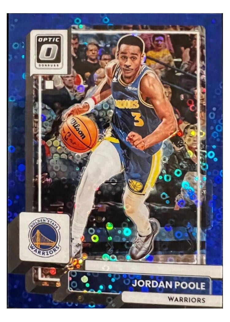 2022-23 Donruss Optic Base Set Jordan Poole #100 card