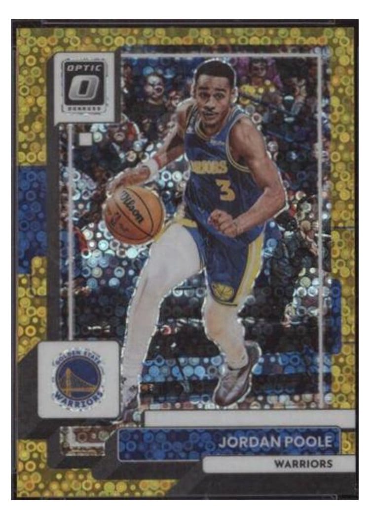 2022-23 Donruss Optic Base Set Jordan Poole #100 card