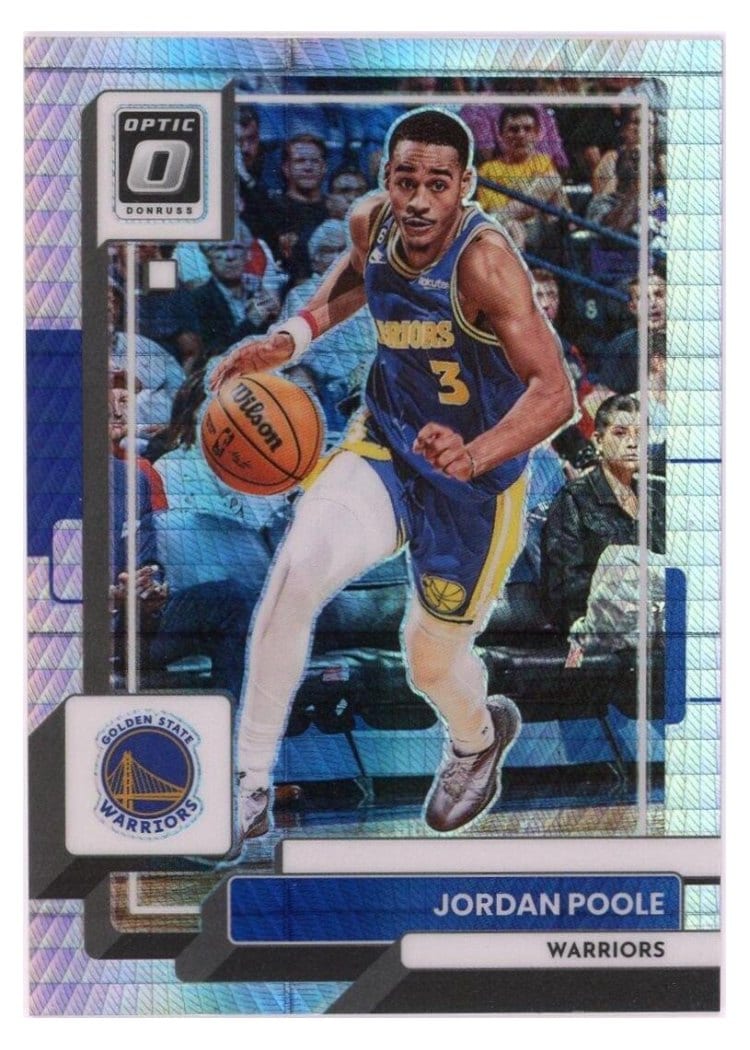 2022-23 Donruss Optic Base Set Jordan Poole #100 card