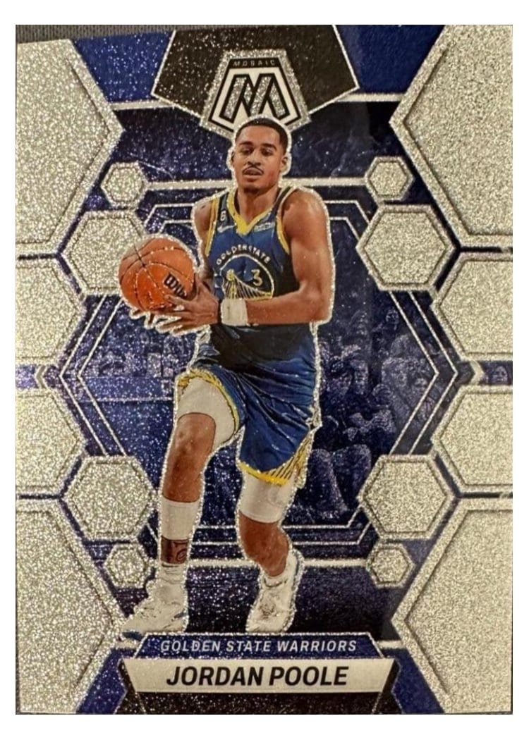 2022-23 Panini Mosaic Base Set Jordan Poole #7 card