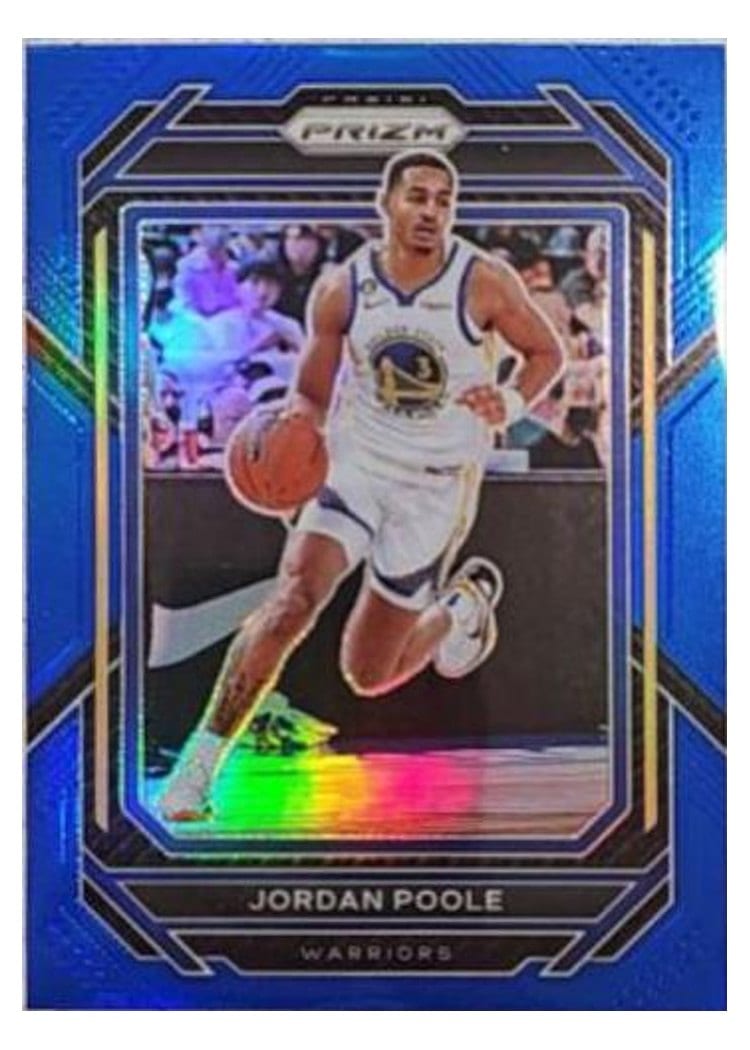 2022-23 Panini Prizm Base Set Jordan Poole #102 card