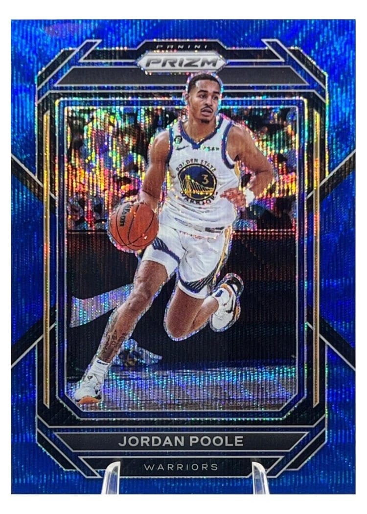 2022-23 Panini Prizm Base Set Jordan Poole #102 card