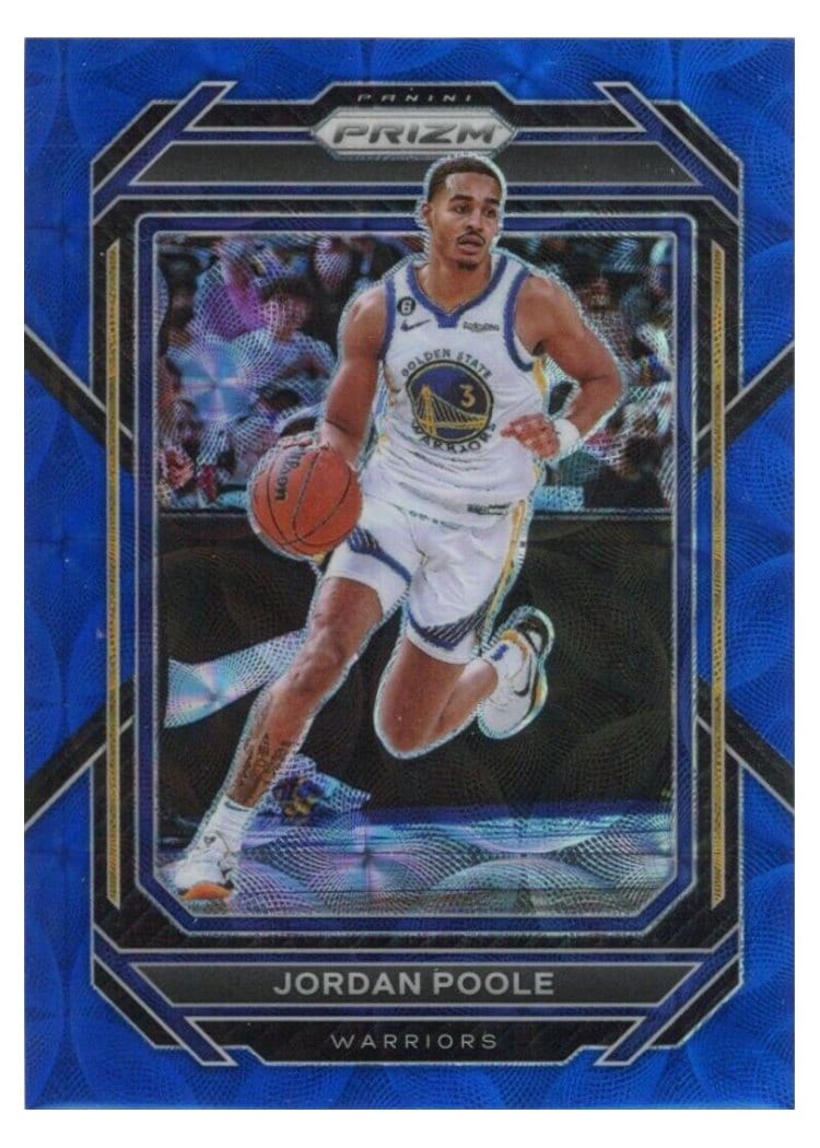 2022-23 Panini Prizm Base Set Jordan Poole #102 card