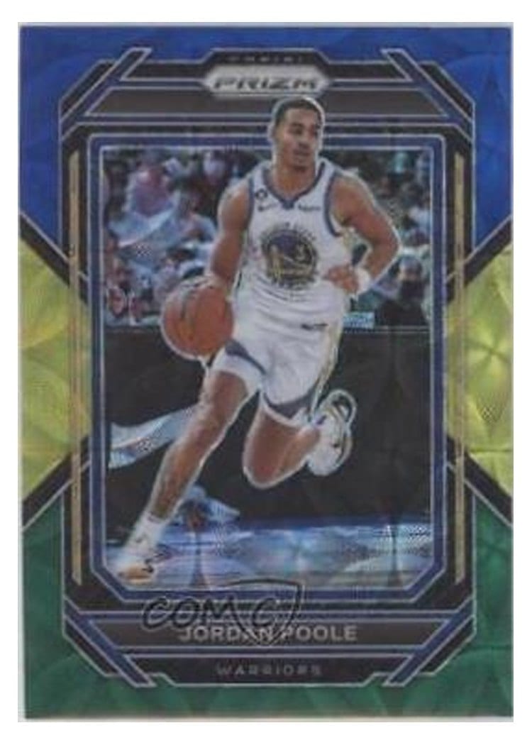 2022-23 Panini Prizm Base Set Jordan Poole #102 card