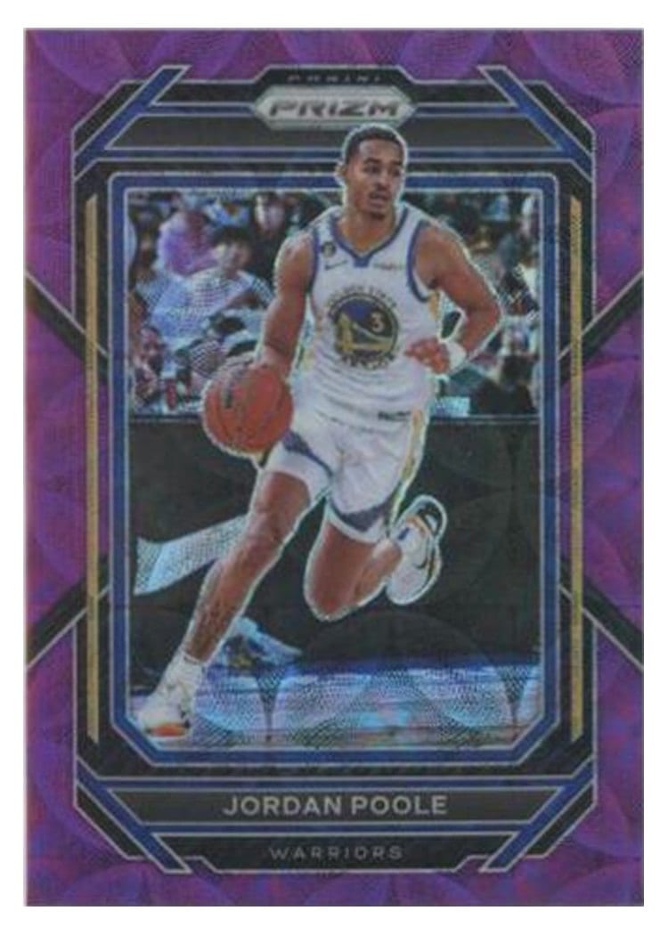 2022-23 Panini Prizm Base Set Jordan Poole #102 card