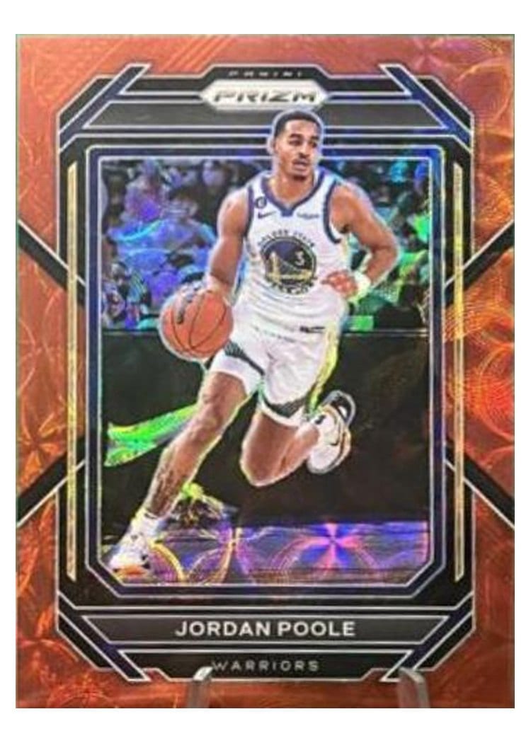 2022-23 Panini Prizm Base Set Jordan Poole #102 card