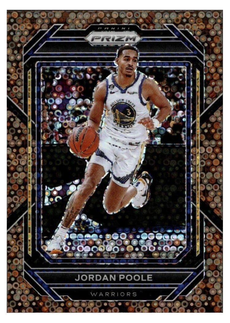 2022-23 Panini Prizm Base Set Jordan Poole #102 card