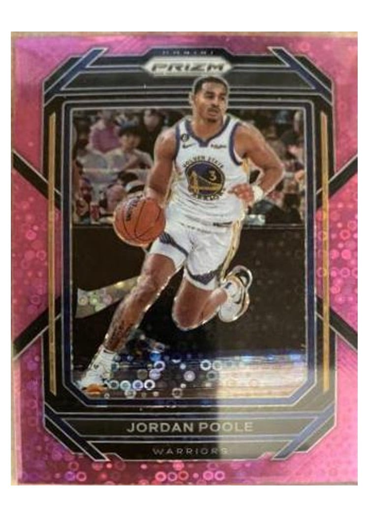 2022-23 Panini Prizm Base Set Jordan Poole #102 card