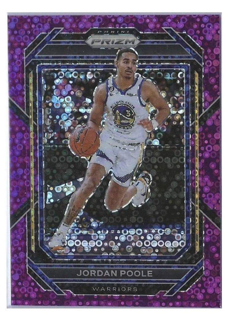 2022-23 Panini Prizm Base Set Jordan Poole #102 card