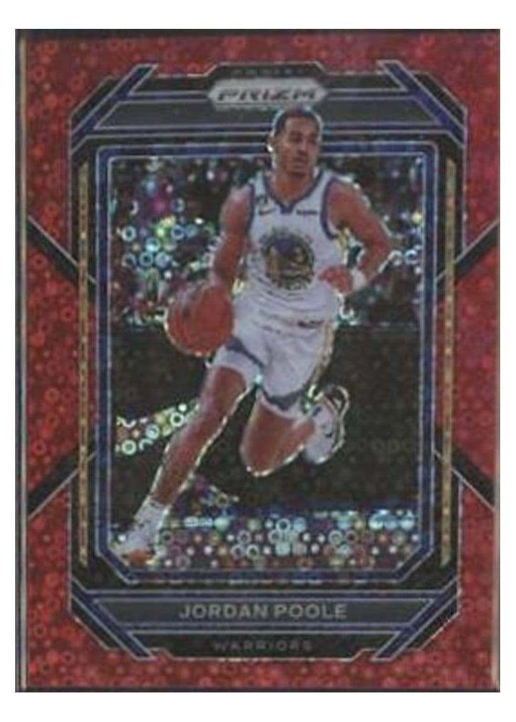 2022-23 Panini Prizm Base Set Jordan Poole #102 card