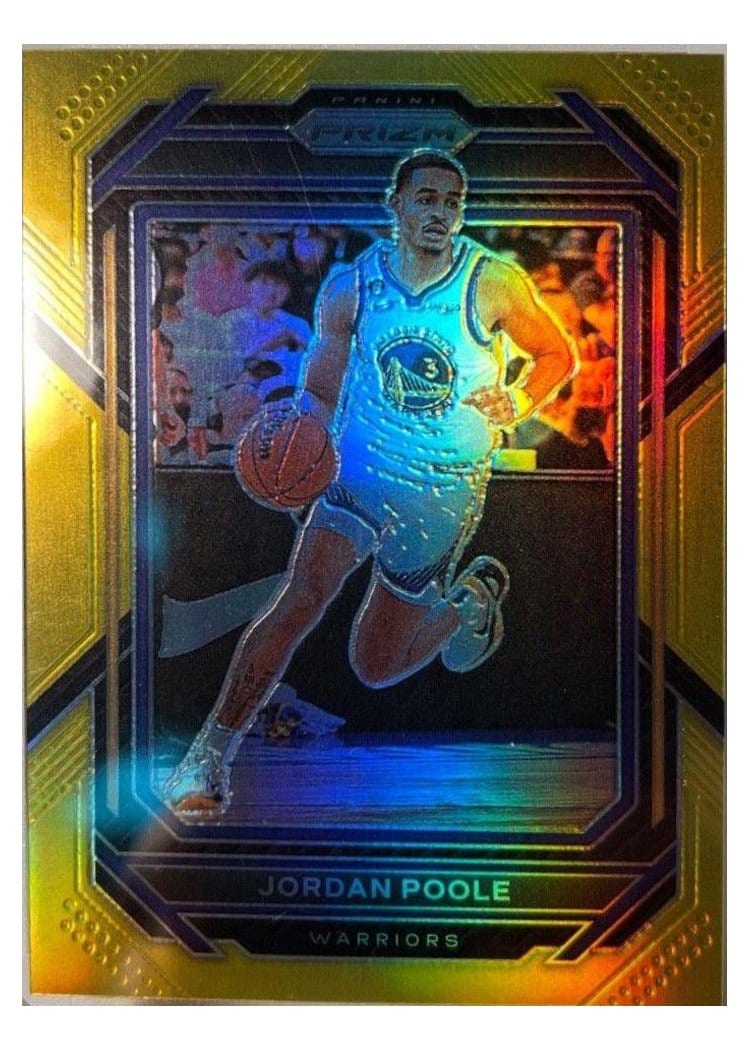 2022-23 Panini Prizm Base Set Jordan Poole #102 card