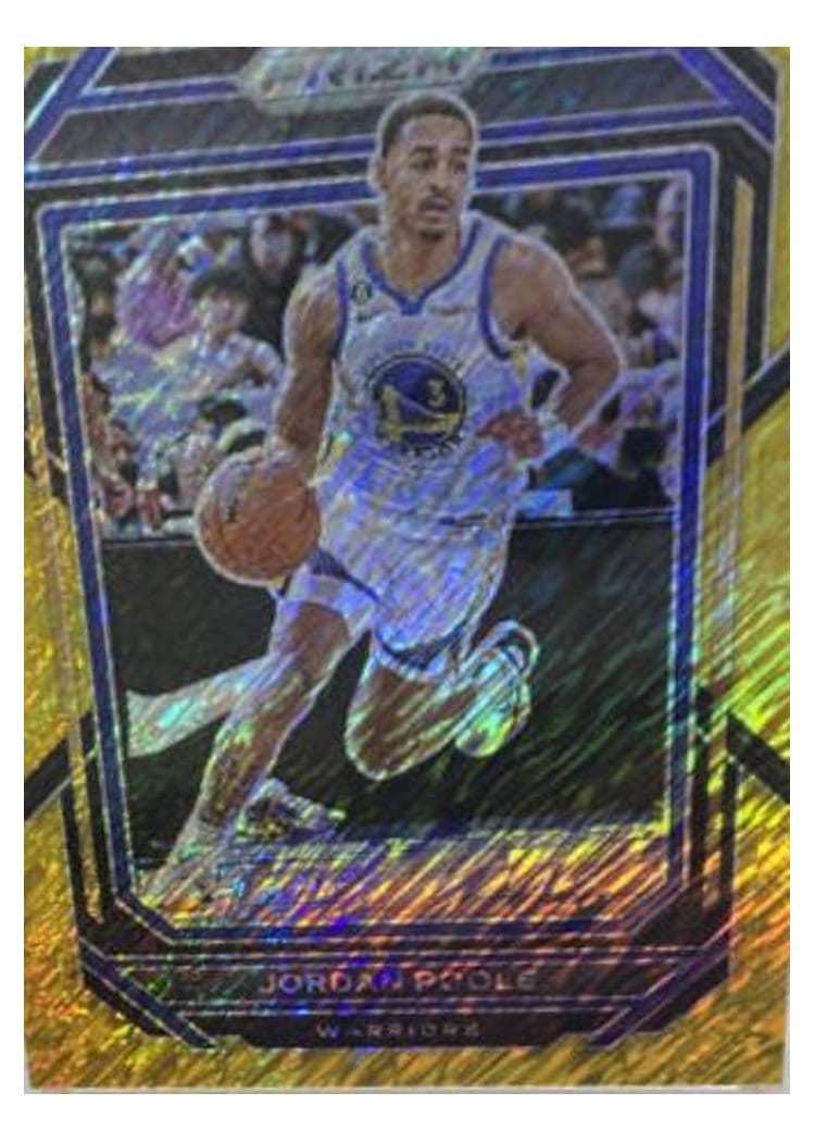 2022-23 Panini Prizm Base Set Jordan Poole #102 card