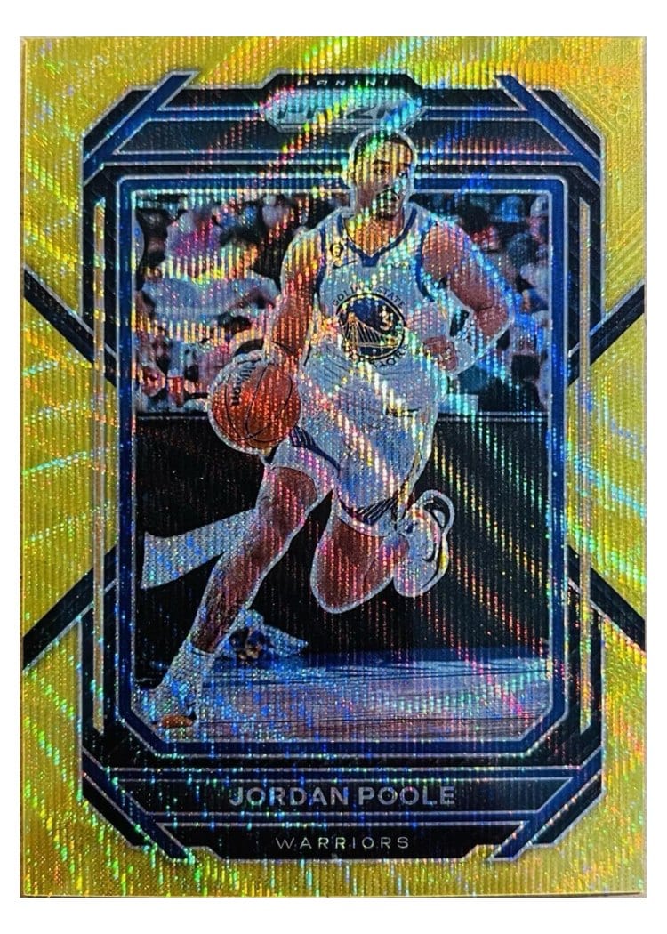 2022-23 Panini Prizm Base Set Jordan Poole #102 card