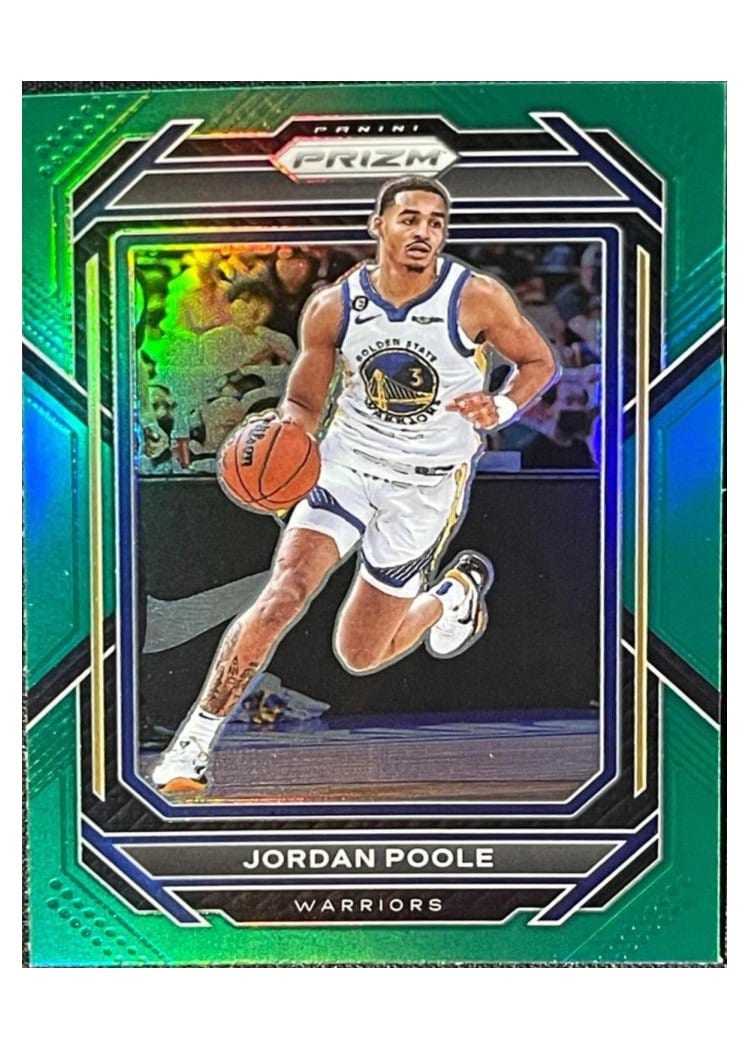 2022-23 Panini Prizm Base Set Jordan Poole #102 card