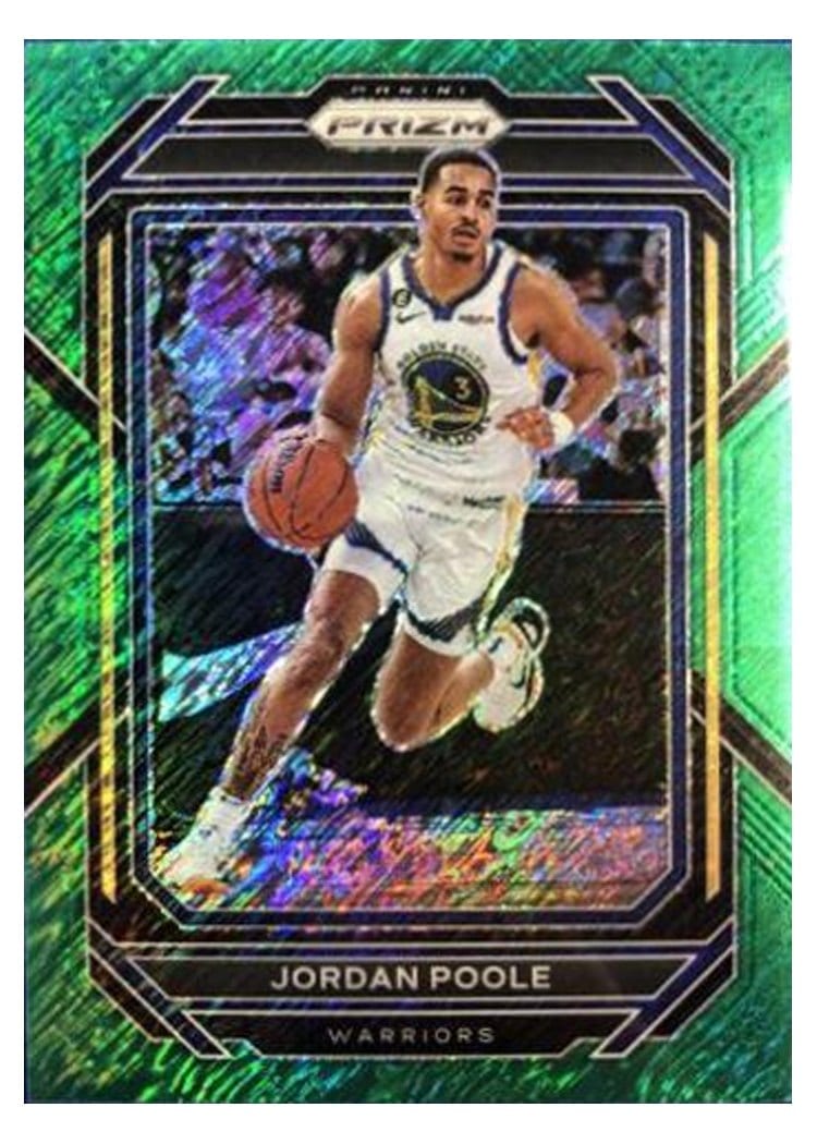 2022-23 Panini Prizm Base Set Jordan Poole #102 card