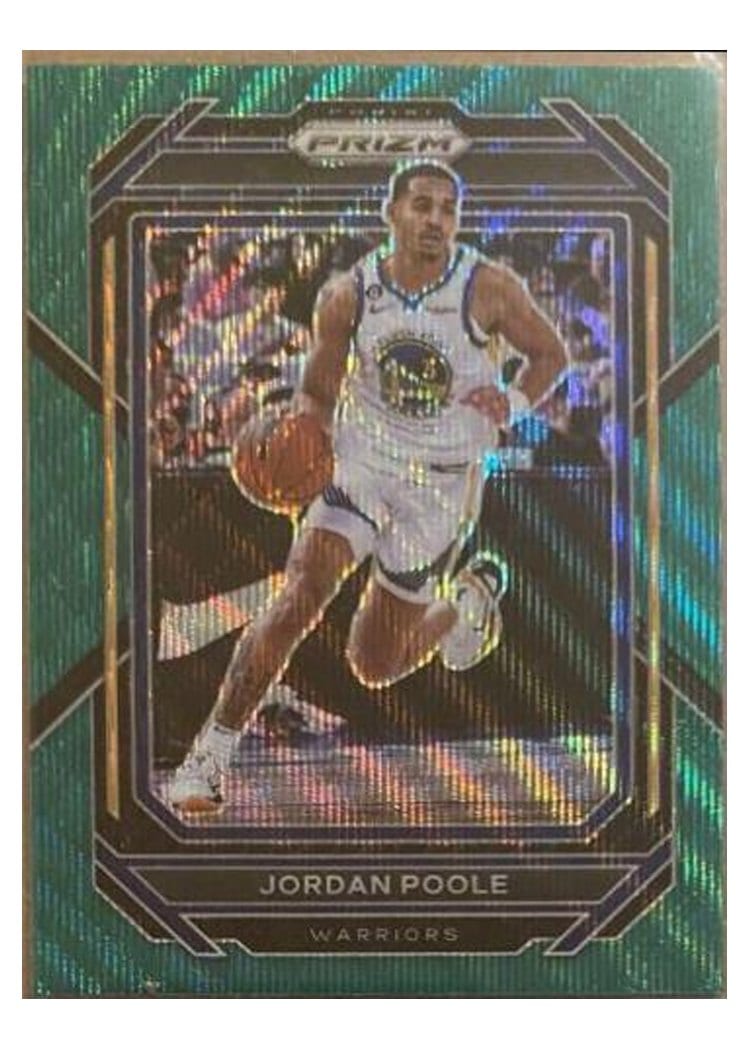 2022-23 Panini Prizm Base Set Jordan Poole #102 card