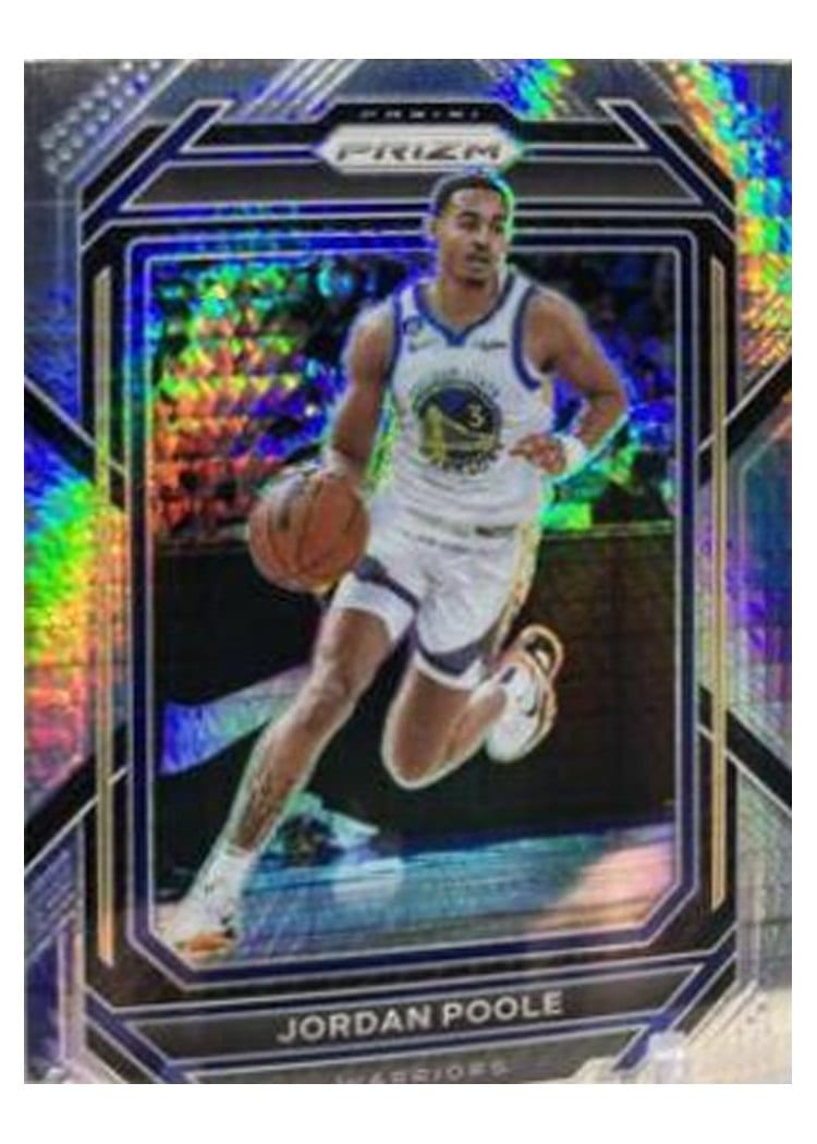 2022-23 Panini Prizm Base Set Jordan Poole #102 card