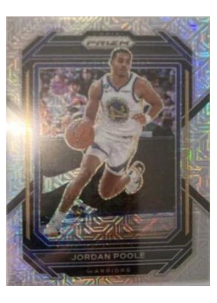 2022-23 Panini Prizm Base Set Jordan Poole #102 card