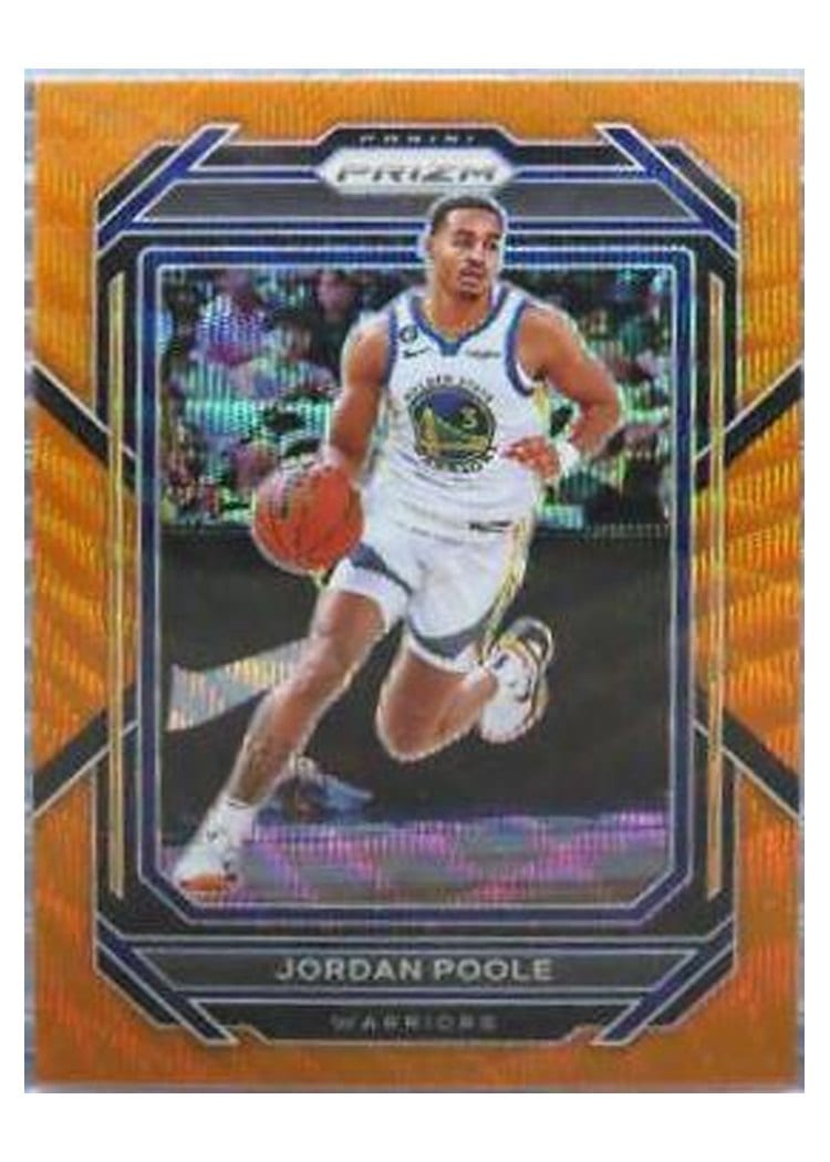 2022-23 Panini Prizm Base Set Jordan Poole #102 card
