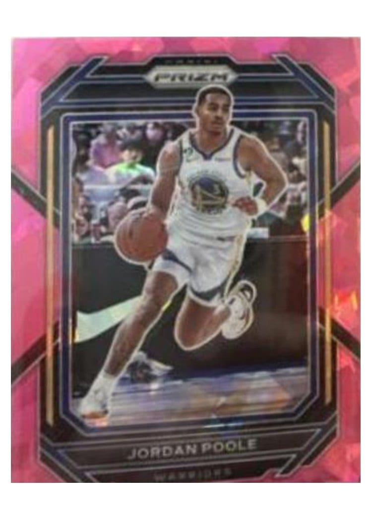 2022-23 Panini Prizm Base Set Jordan Poole #102 card