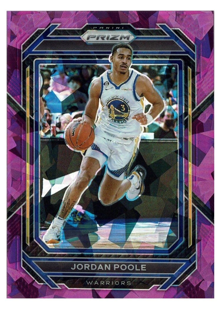 2022-23 Panini Prizm Base Set Jordan Poole #102 card