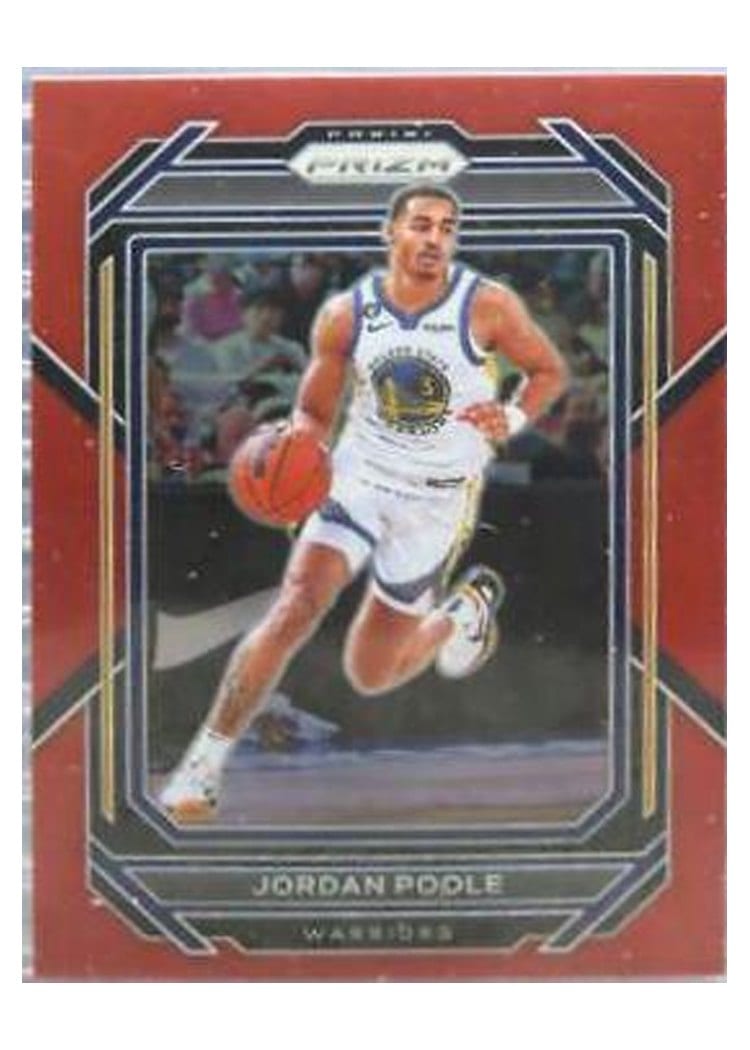 2022-23 Panini Prizm Base Set Jordan Poole #102 card