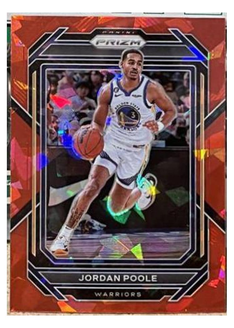 2022-23 Panini Prizm Base Set Jordan Poole #102 card