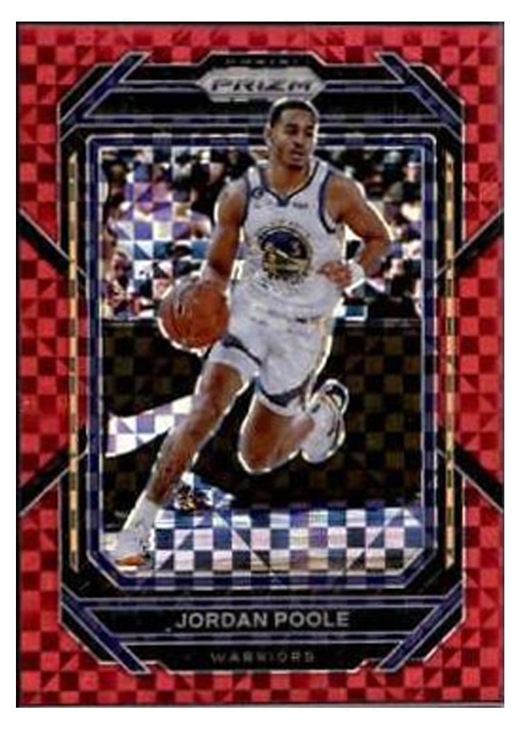 2022-23 Panini Prizm Base Set Jordan Poole #102 card