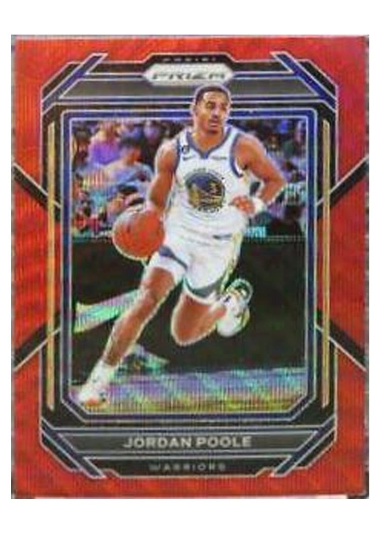 2022-23 Panini Prizm Base Set Jordan Poole #102 card