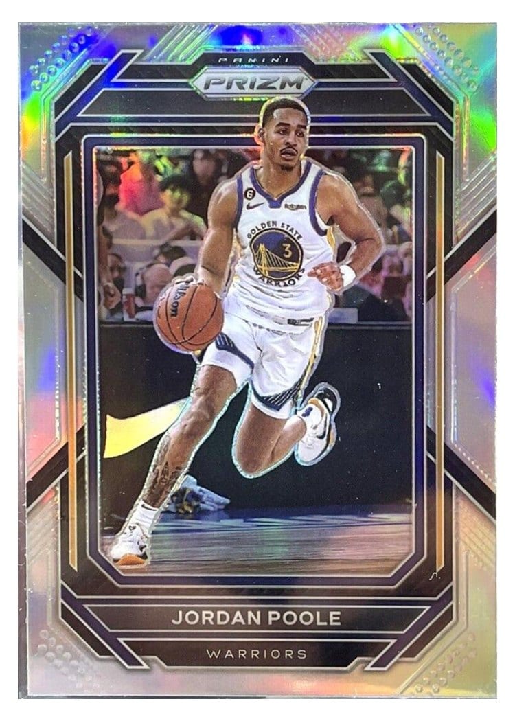 2022-23 Panini Prizm Base Set Jordan Poole #102 card