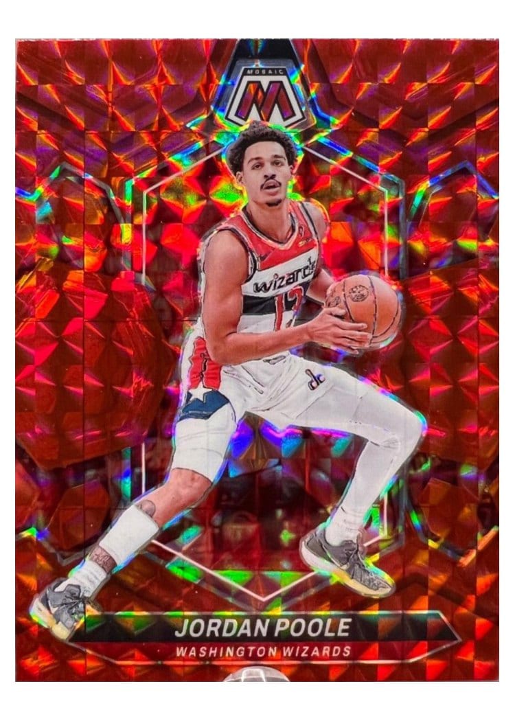 2023-24 Panini Mosaic Base Set Jordan Poole #27 card