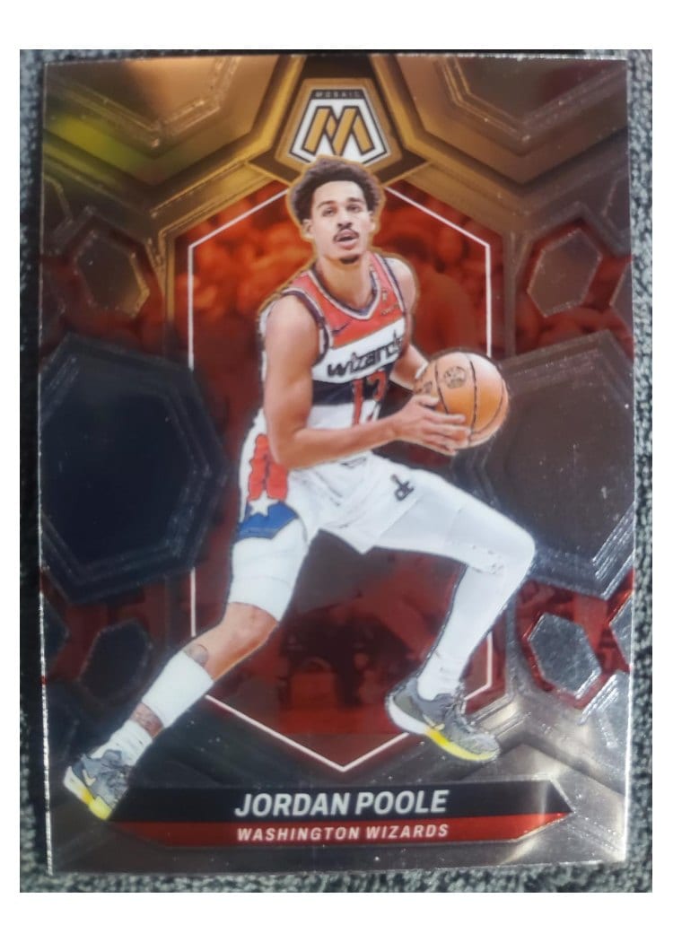 2023-24 Panini Mosaic Base Set Jordan Poole #27 card
